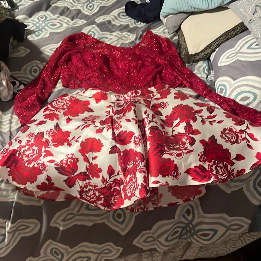 formal two piece dress